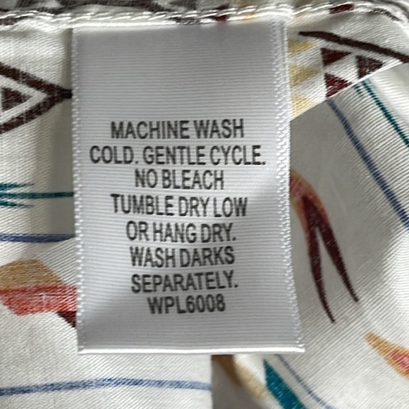 Panhandle Women’s Rough Stock Aztec Snap Button Shirt Multicolor Size 2XL NWT - Picture 11 of 11